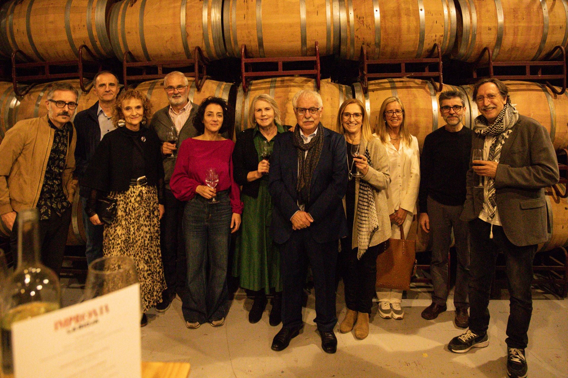Víctor Sáenz, Carlos Gil, María Luisa Herráiz, Jesús Gil, Evelin Pérez, Agustina Villoslada, Jesús Vicente Aguirre, Pilar Martínez, Paz Hernando, Carlos González y Carlos Álvarez.