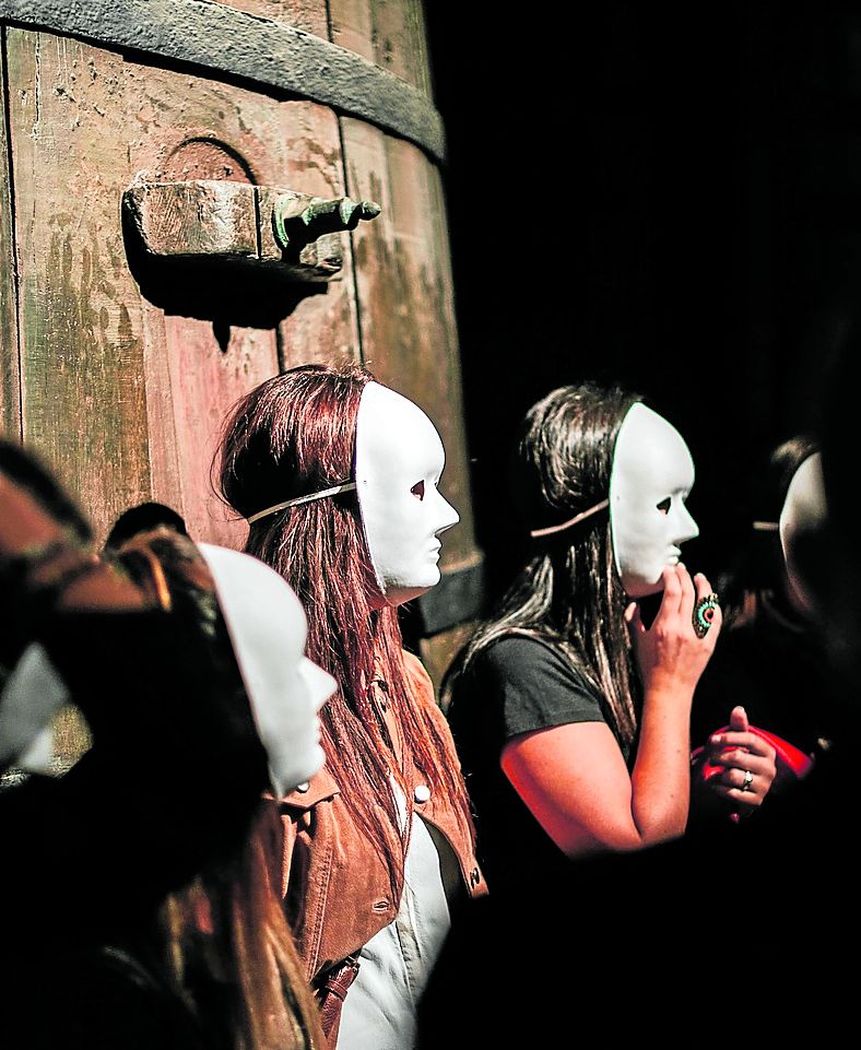 Algunos de los participantes en la actividad de Franco-Españolas.