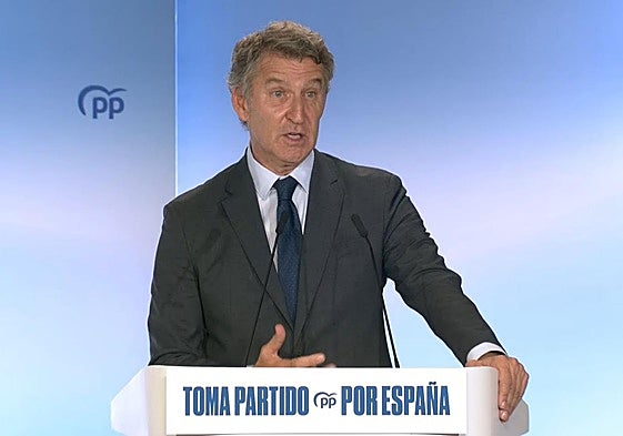 Alberto Núñez Feijóo.