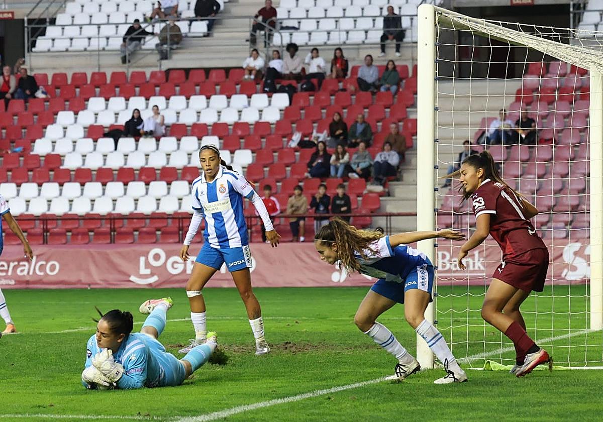 El Espanyol se llevó la victoria de Las Gaunas.