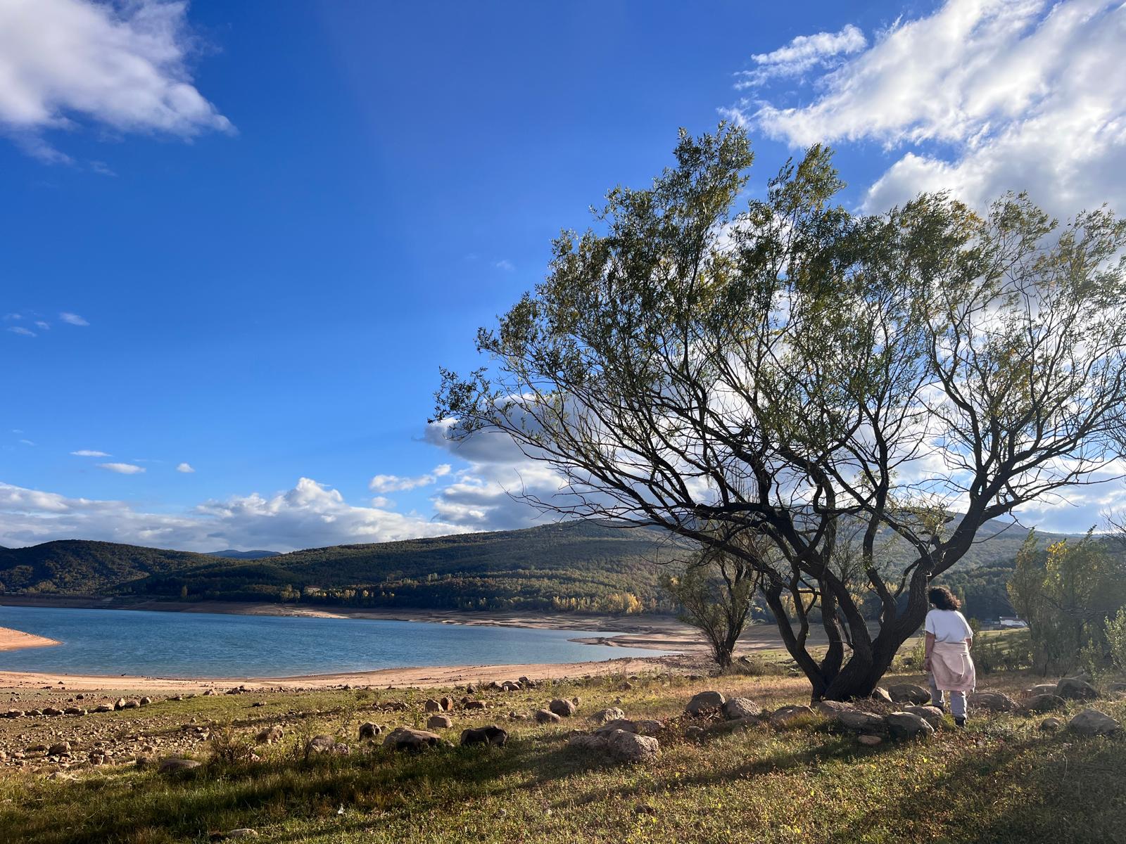 Estado que presenta el embalse González Lacasa, que se encuentra solo al 21,4% de su capacidad total.