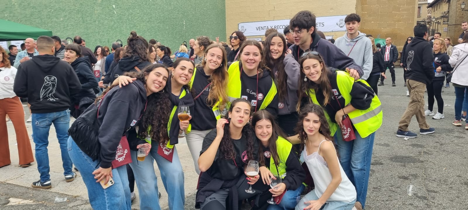Marcha del vino y el chorizo asado de El Cortijo