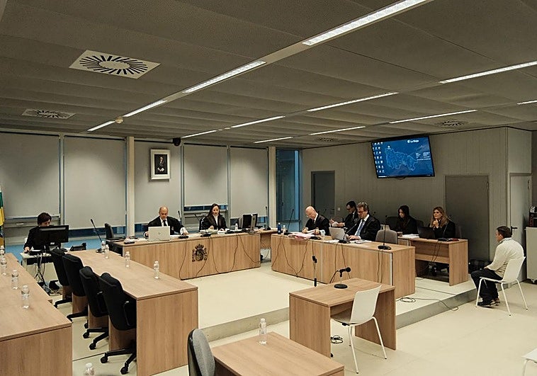 El acusado, este martes, en la segunda jornada de juicio.