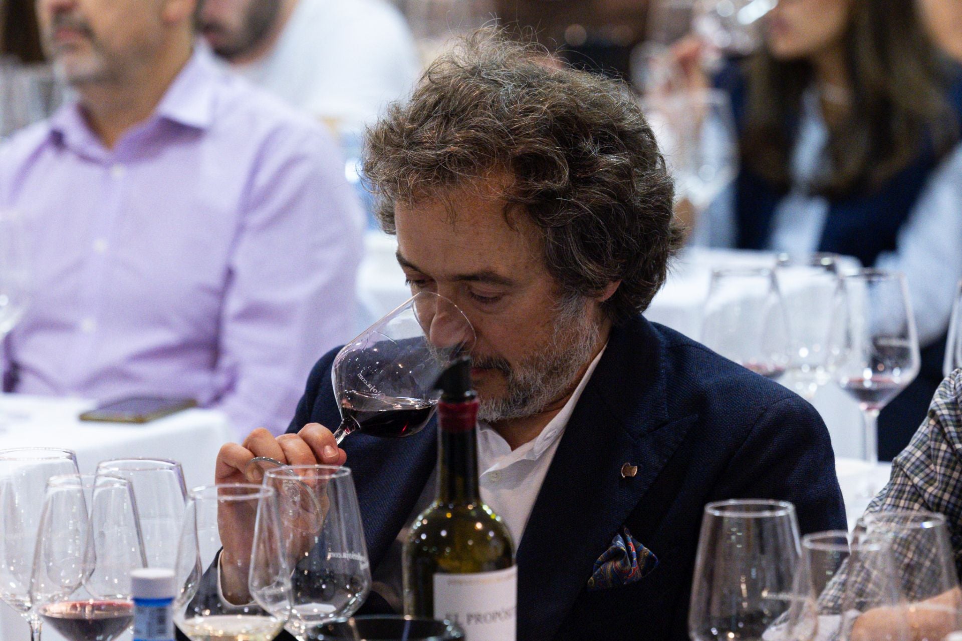 Las imágenes de la cata de Viticultores de Lapuebla