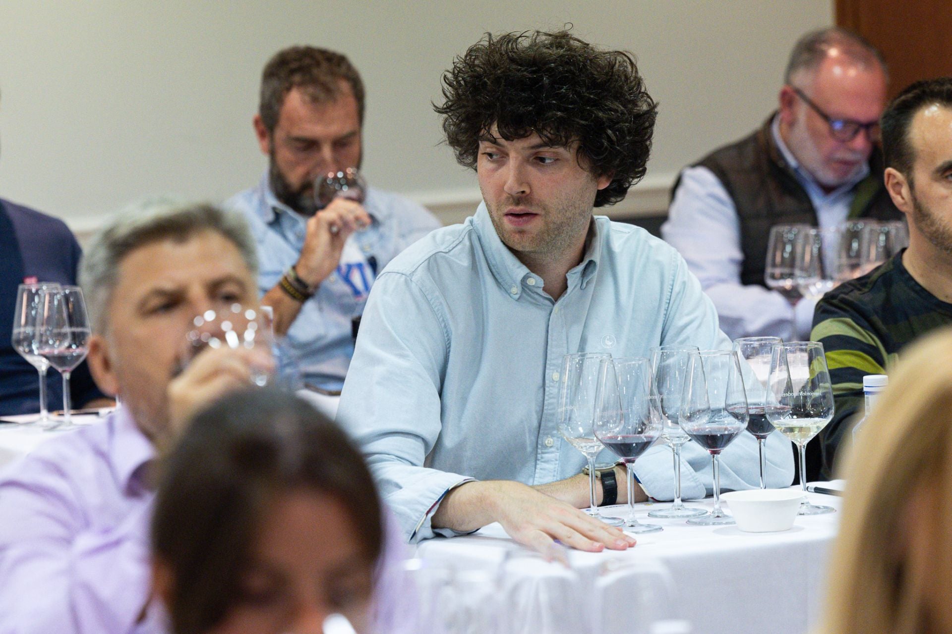 Las imágenes de la cata de Viticultores de Lapuebla