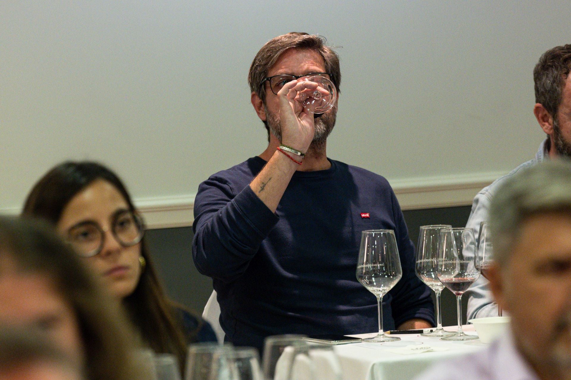 Las imágenes de la cata de Viticultores de Lapuebla