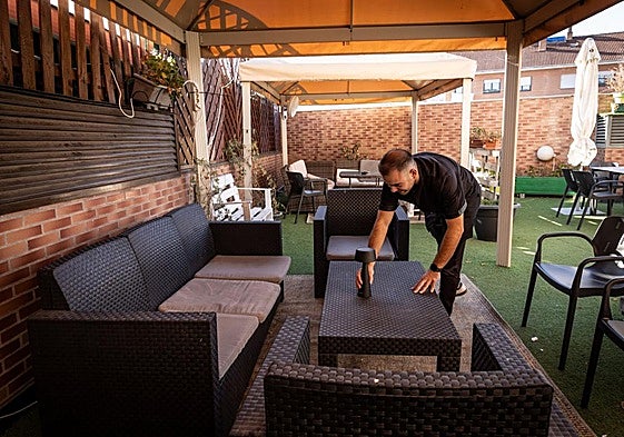 Terraza chill-out del Ágora Lounge.