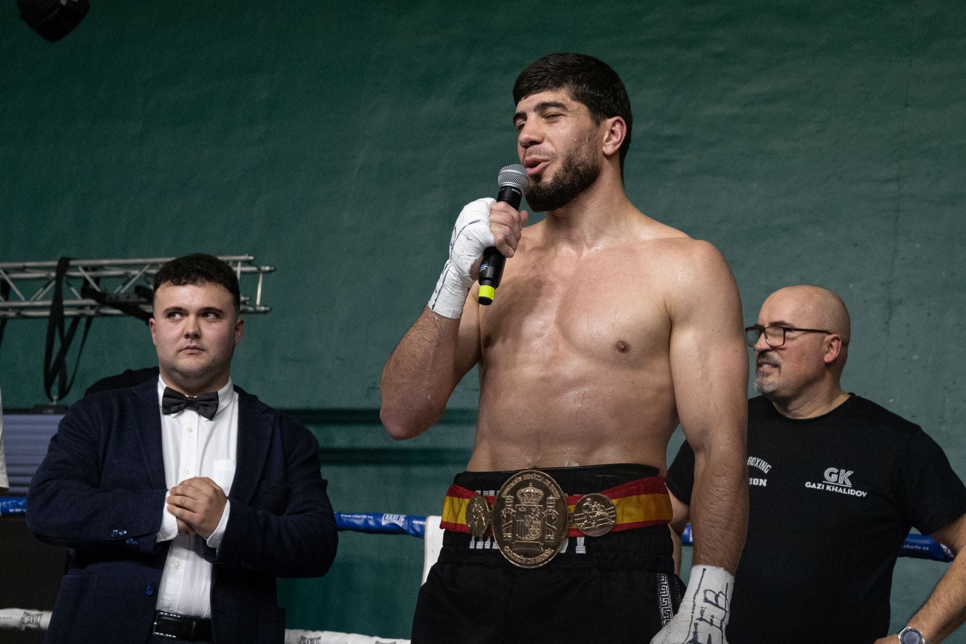 Las imágenes del combate de Gazi Kalidov