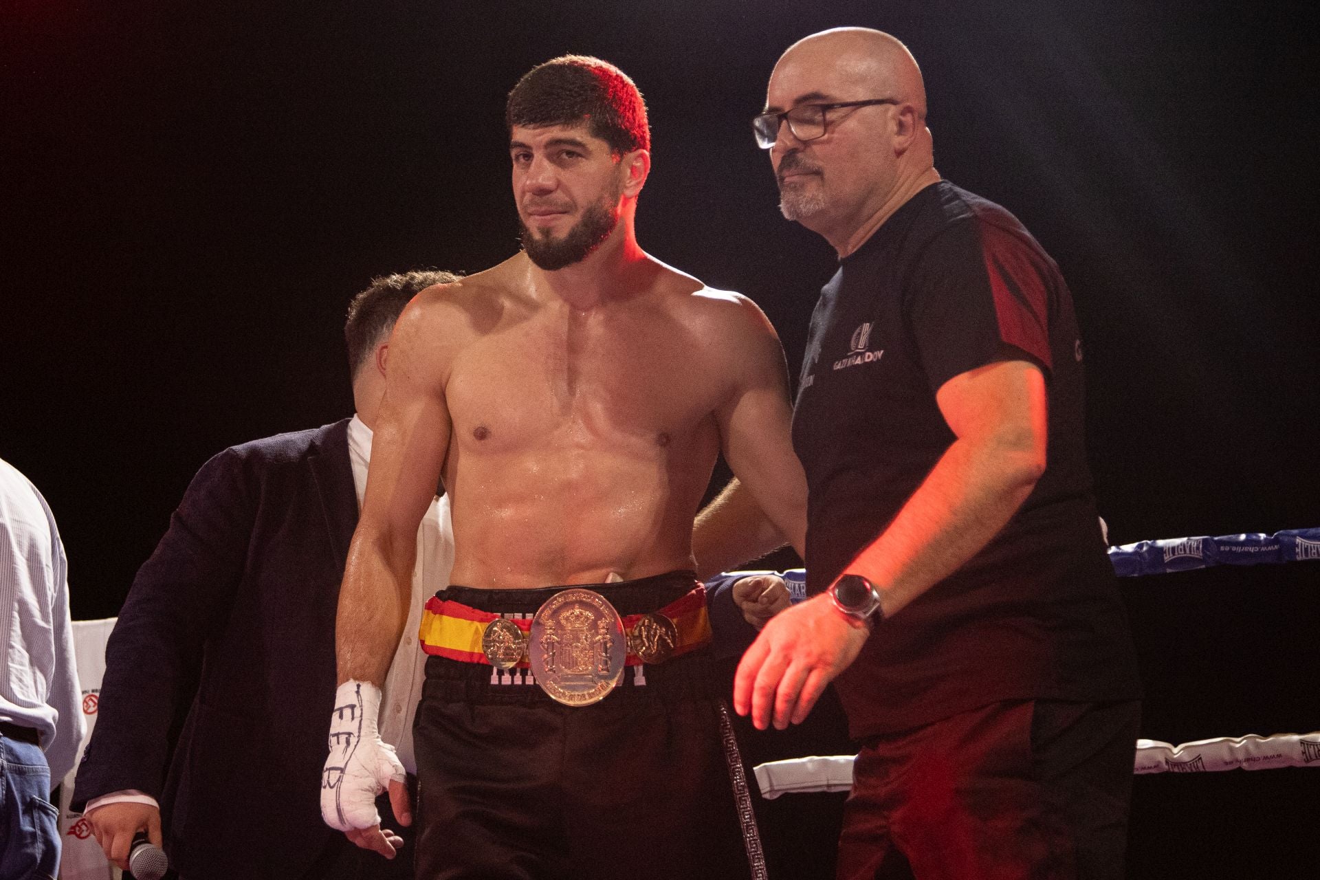 Las imágenes del combate de Gazi Kalidov