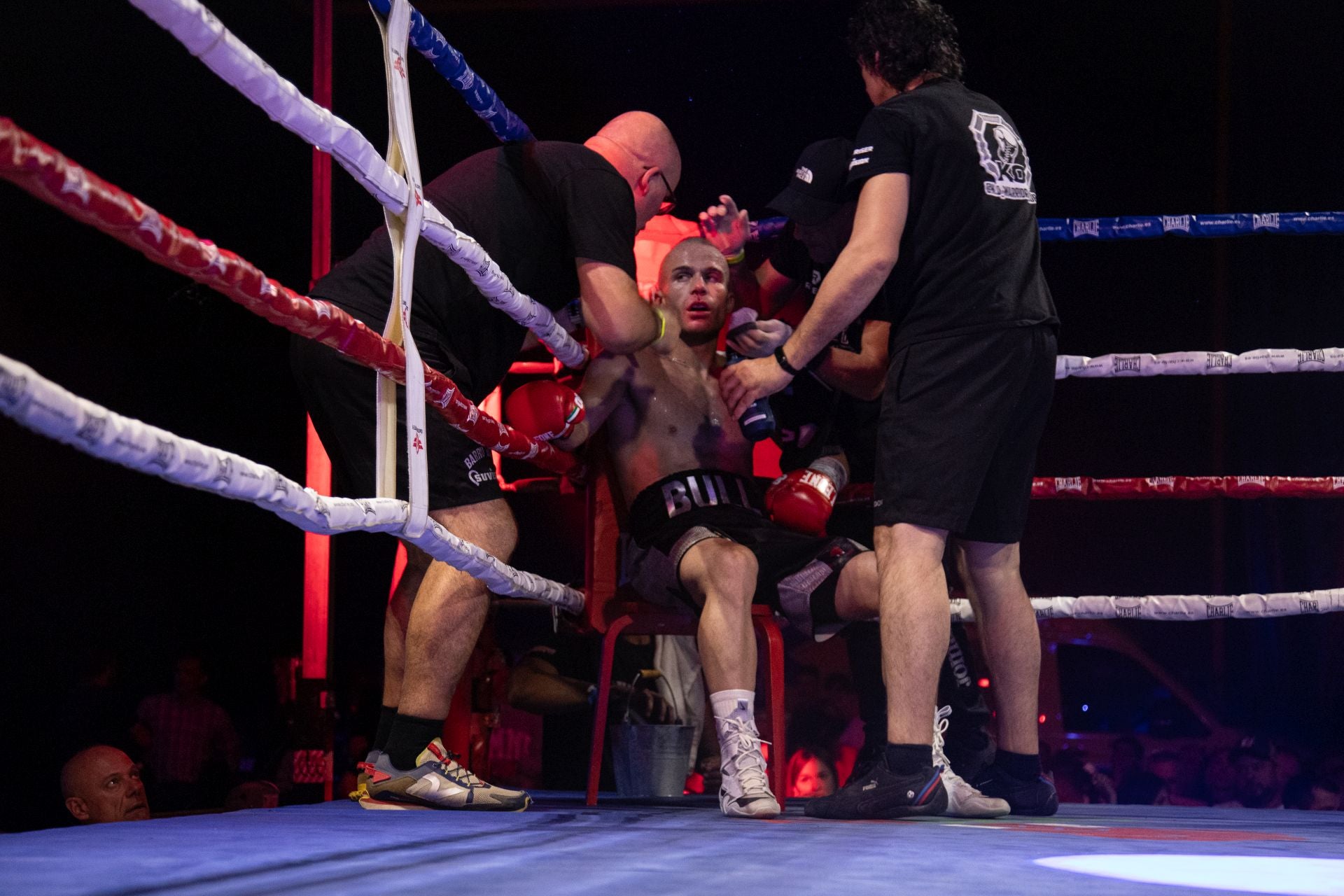 Las imágenes del combate de Gazi Kalidov