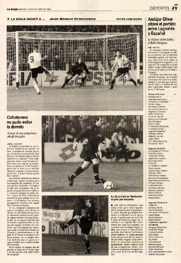 Publicado en Diario LA RIOJA el 18 de octubre de 1994