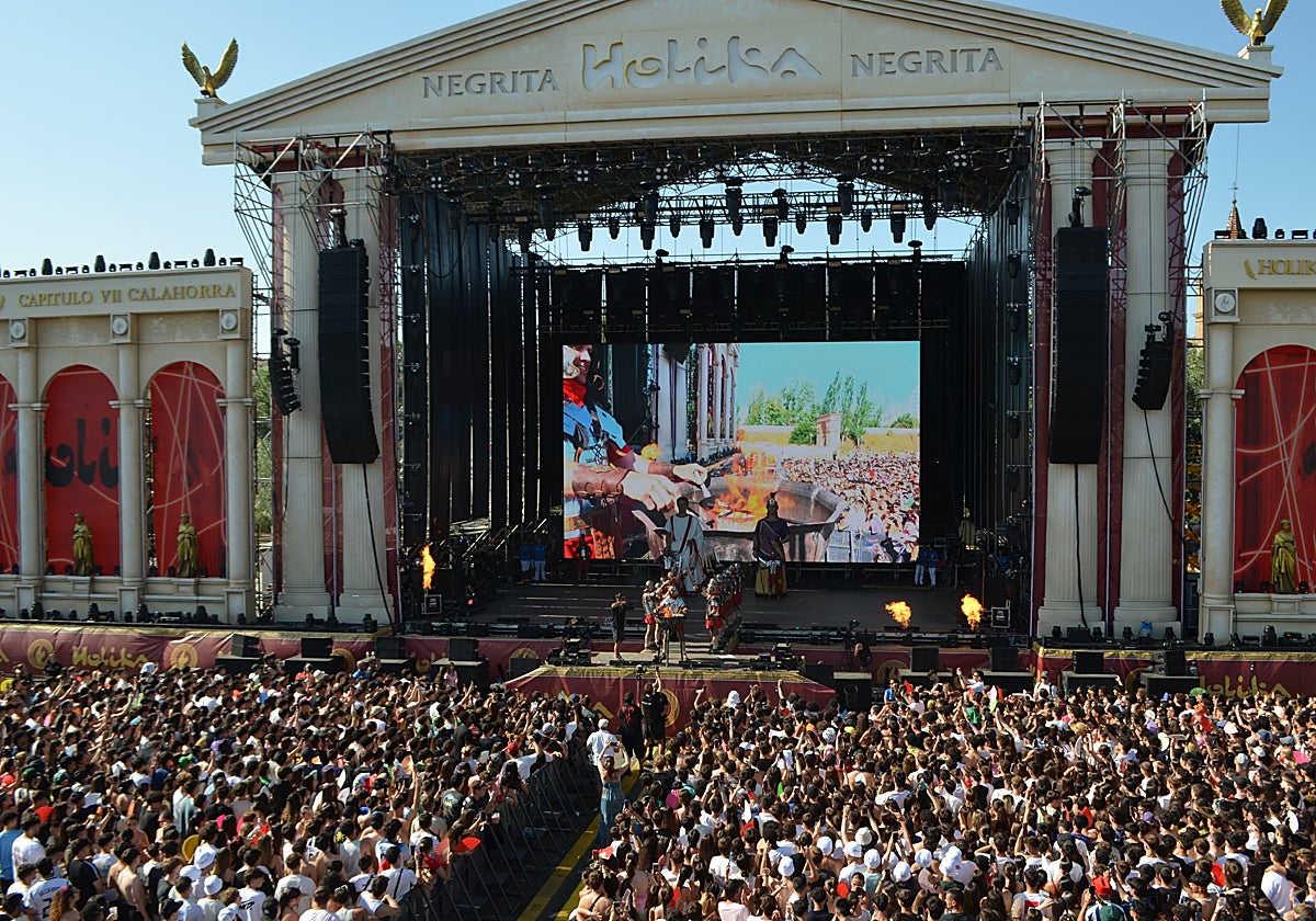 Inauguración del festival Holika el pasado verano.