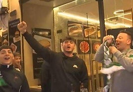 Los aficionados del Racing llenan la Laurel en las horas previas a la Copa del Rey