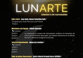 Cine, microteatro, pintura y góspel, en el próximo Lunarte