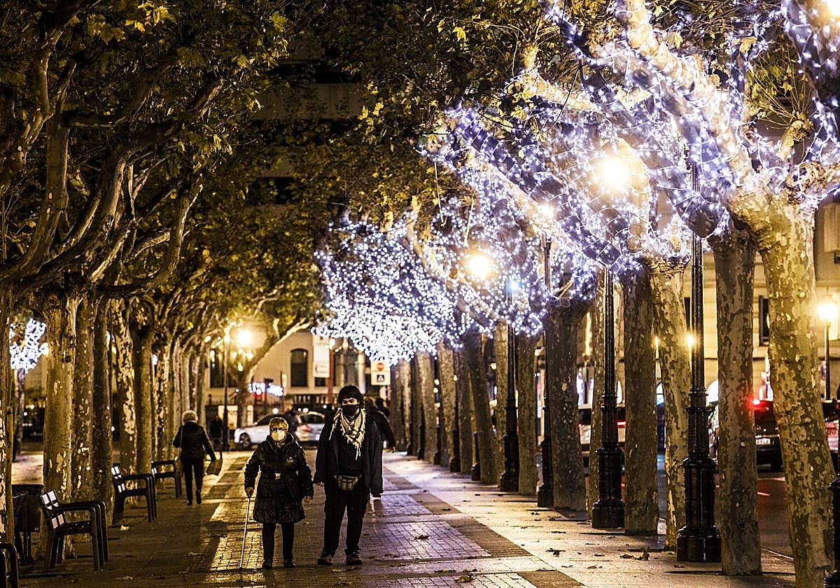 Encendido de las luces de Navidad en Logroño.