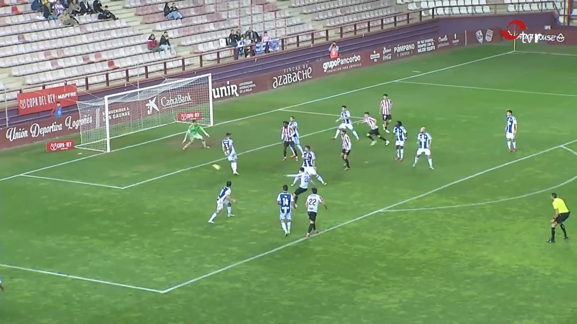 La UD Logroñés, eliminada de la Copa del Rey