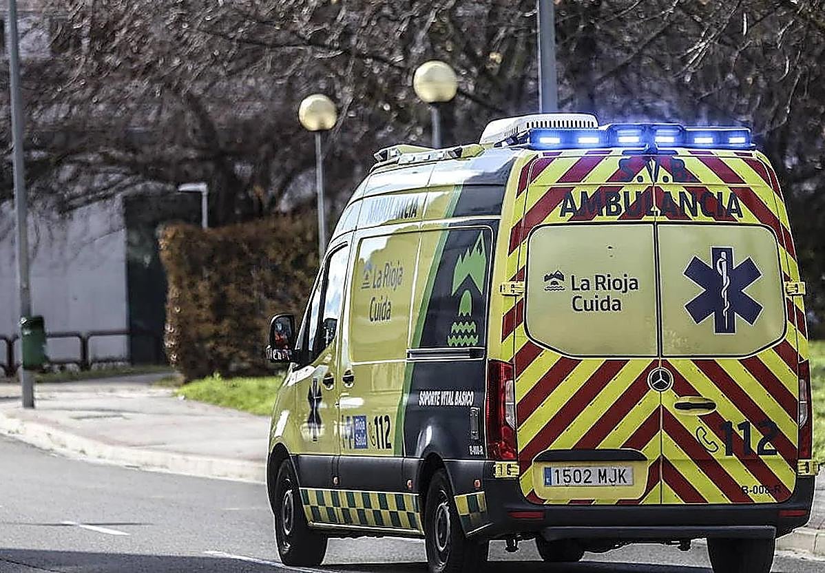Herida al ser atropellada por una máquina barredora en Villamediana