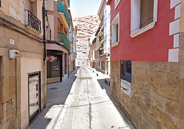 Zona de bares de Nájera.