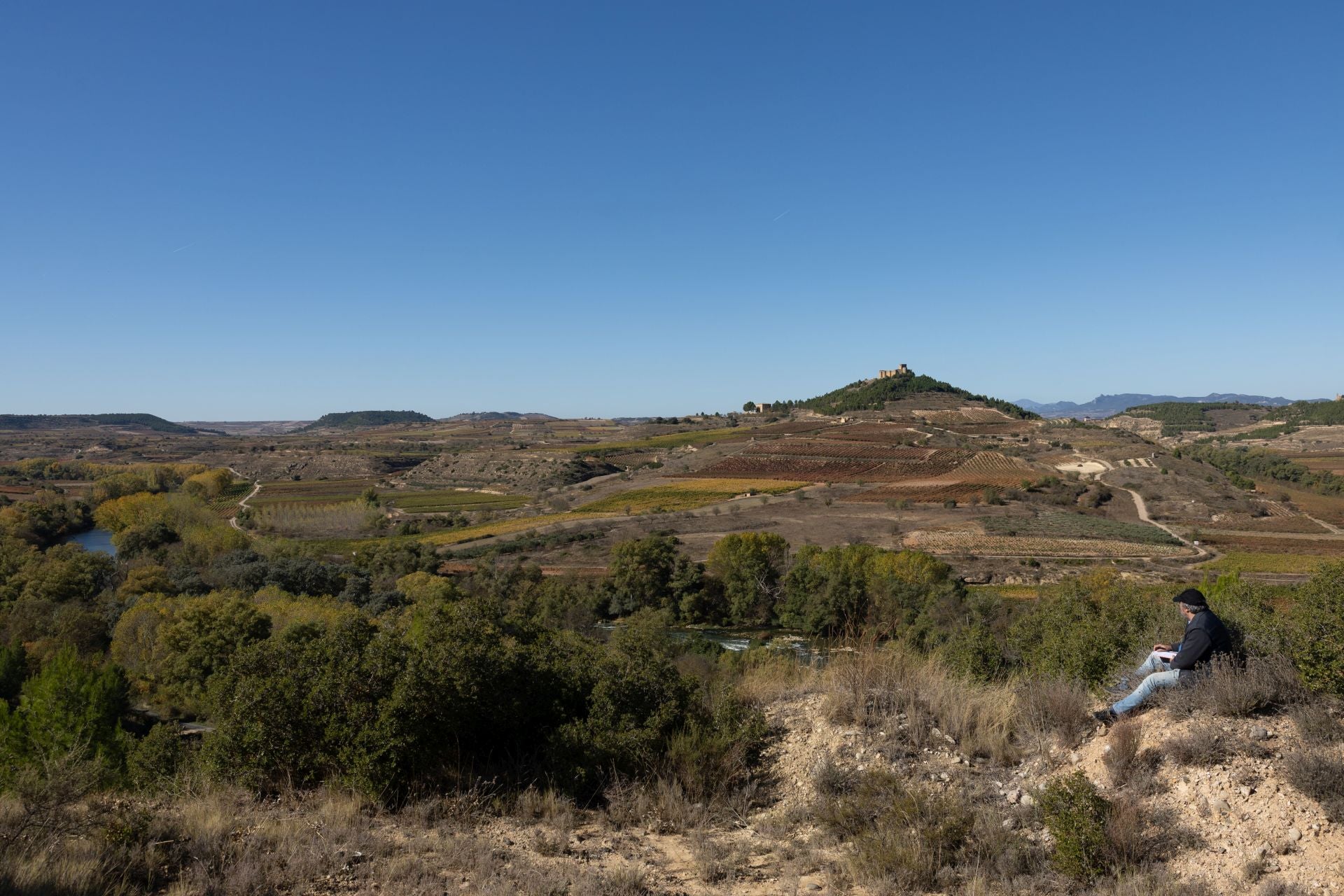 Entorno del castillo de Davalillo, en San Asensio