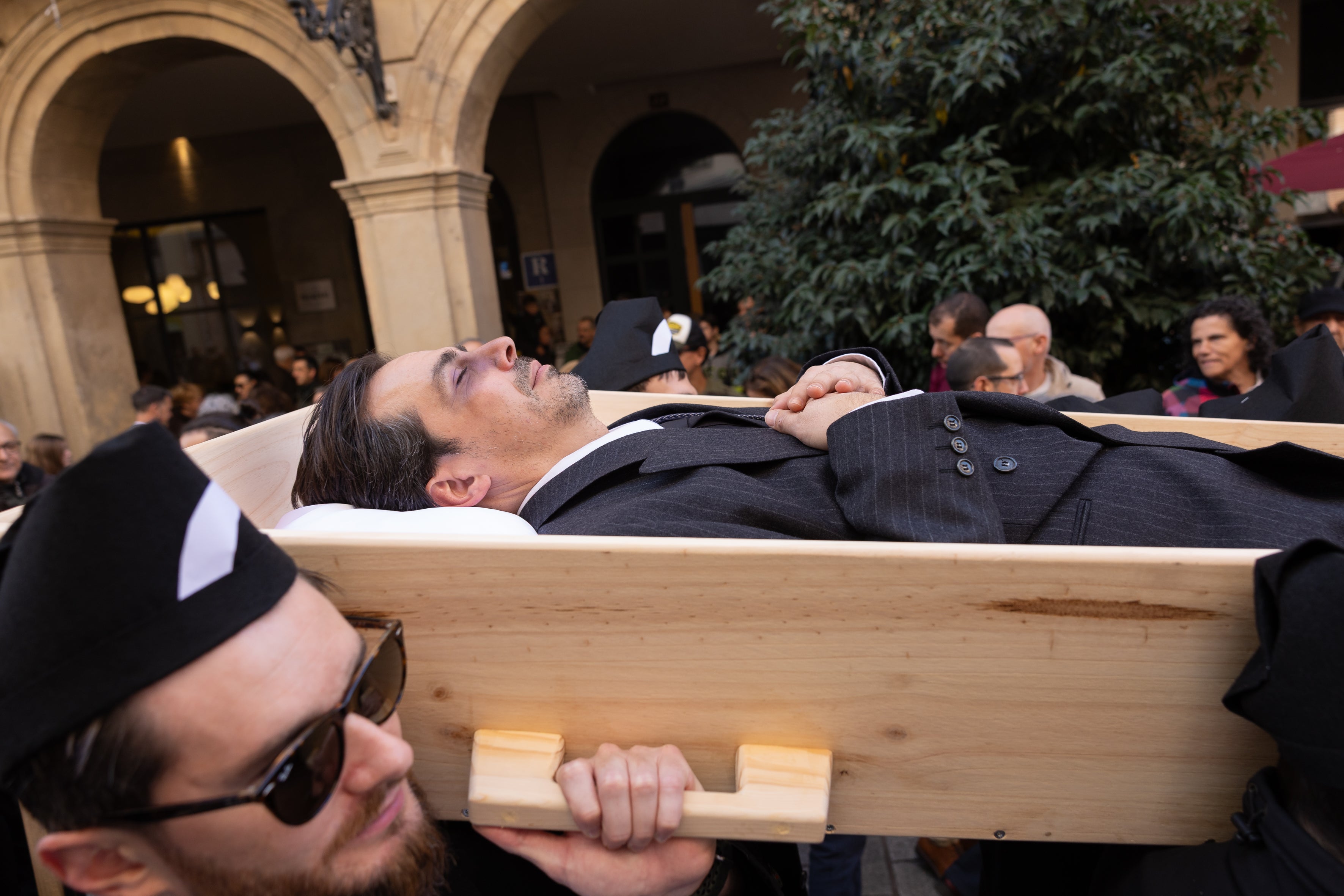 Riojazz recrea un funeral en Nueva Orleans por las calles de Logroño