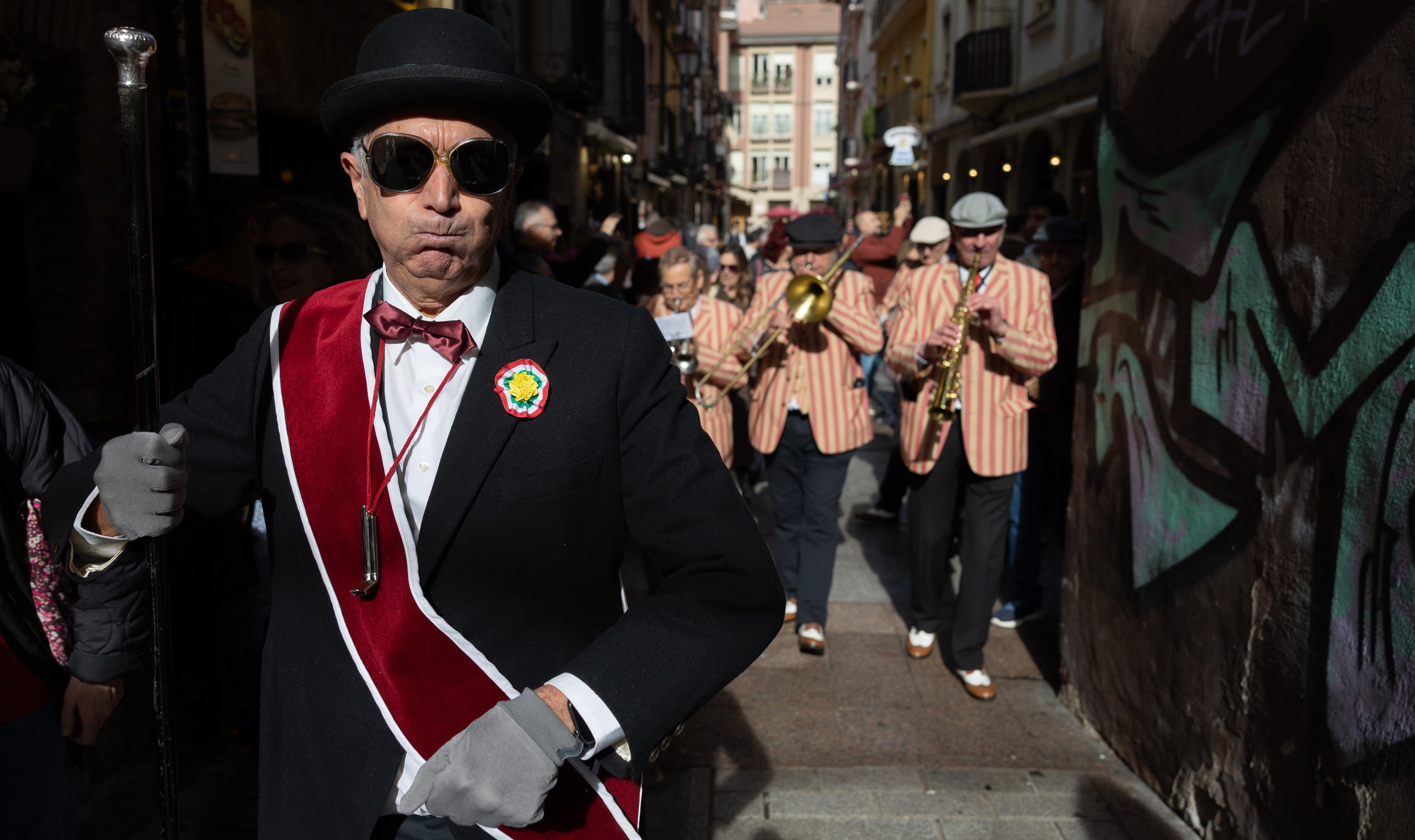 Riojazz recrea un funeral en Nueva Orleans por las calles de Logroño