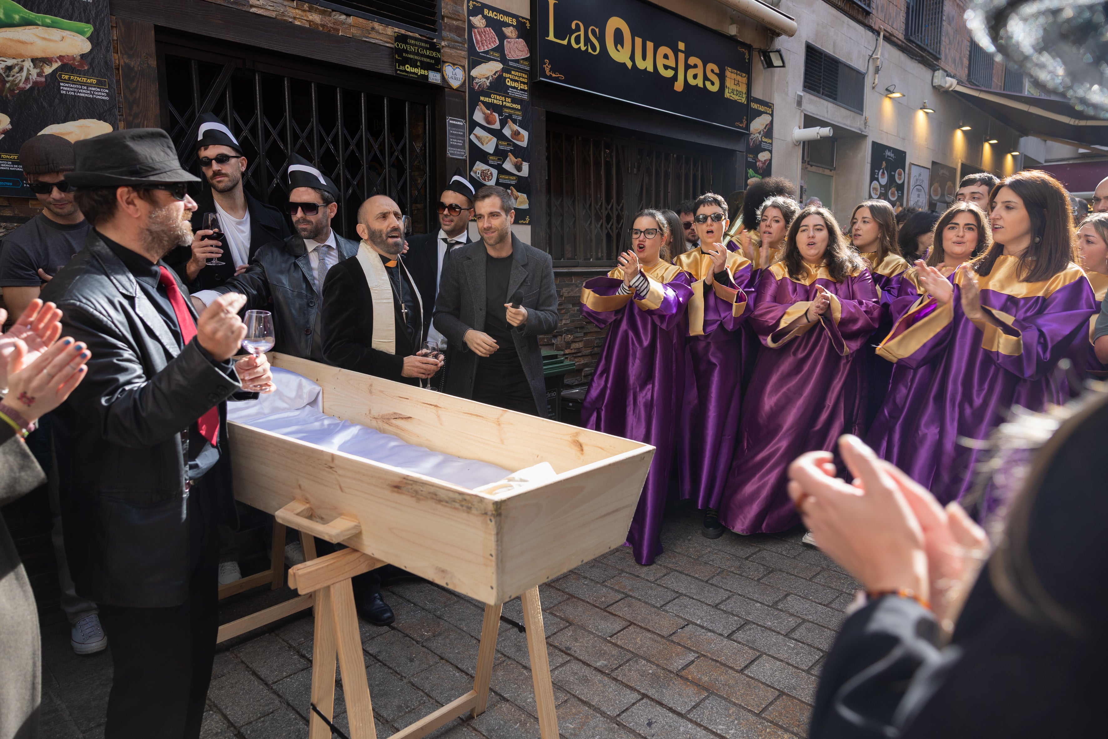 Riojazz recrea un funeral en Nueva Orleans por las calles de Logroño