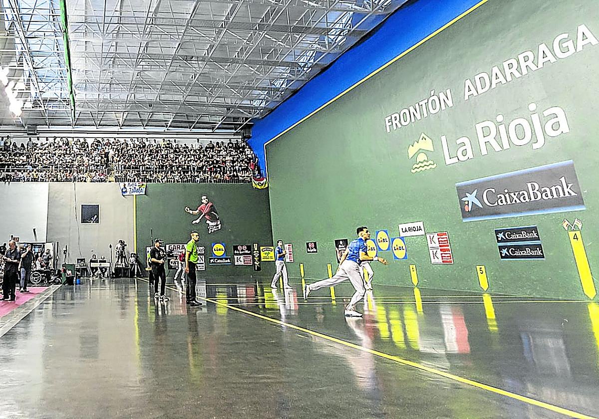 Imagen de archivo de un partido en el Adarraga.