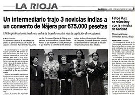 Las clarisas 'fichan' en India