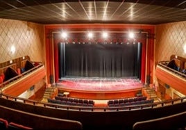 Lijado del escenario del Doga.