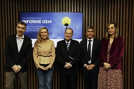 Presentación del informe en el Rectorado de UNIR.