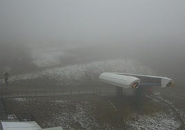 Imagen del paraje de Rehoyo captada por las cámaras de la estación de esquí de Valdezcaray.