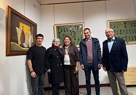 Alejandro García, Carmen Rodríguez, Encarna Fuertes, Daniel Osés y Antonio Aragón.