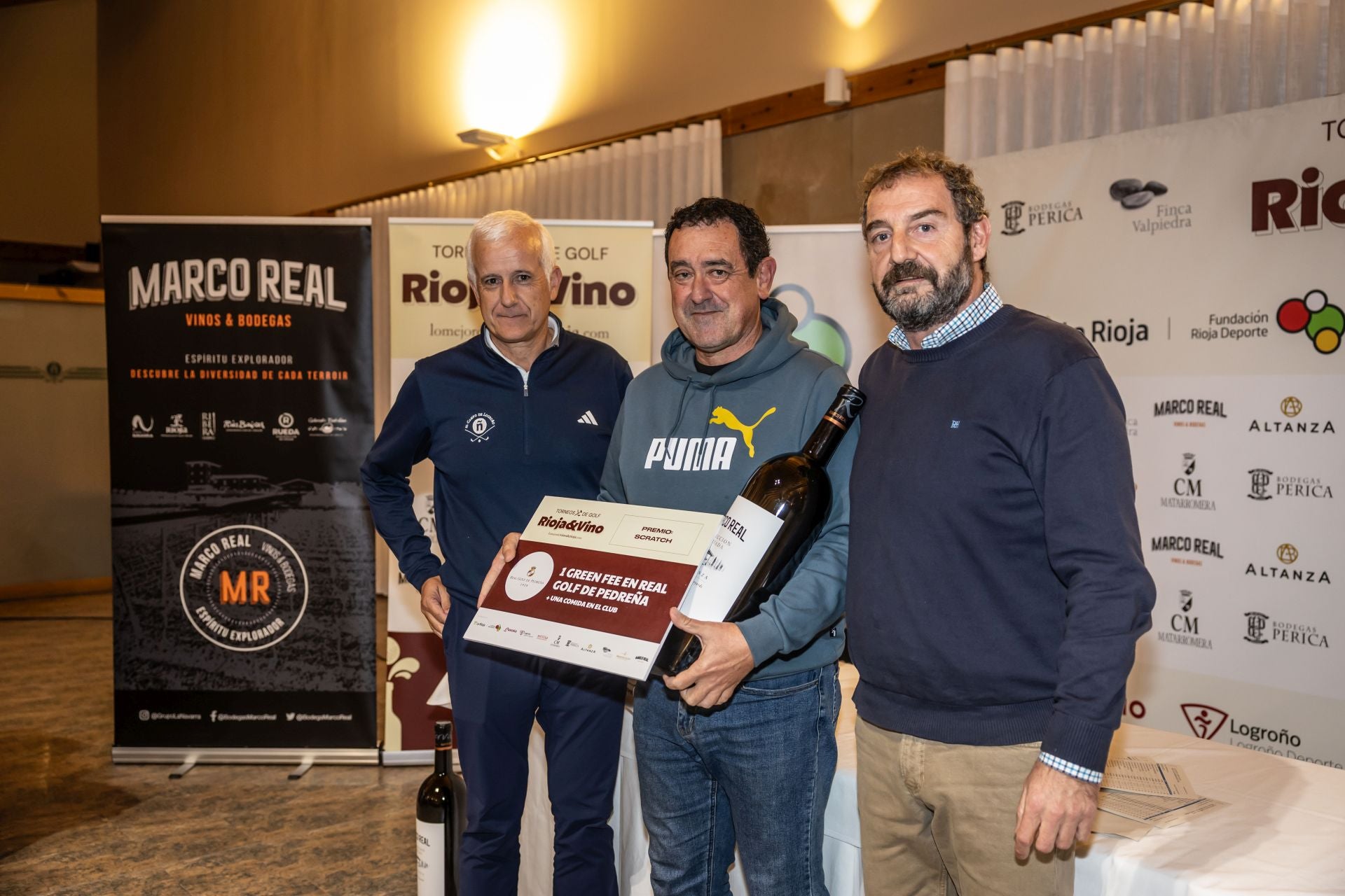 La entrega de premios de la jornada de Marco Real