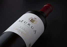 Etiqueta del vino de Murua