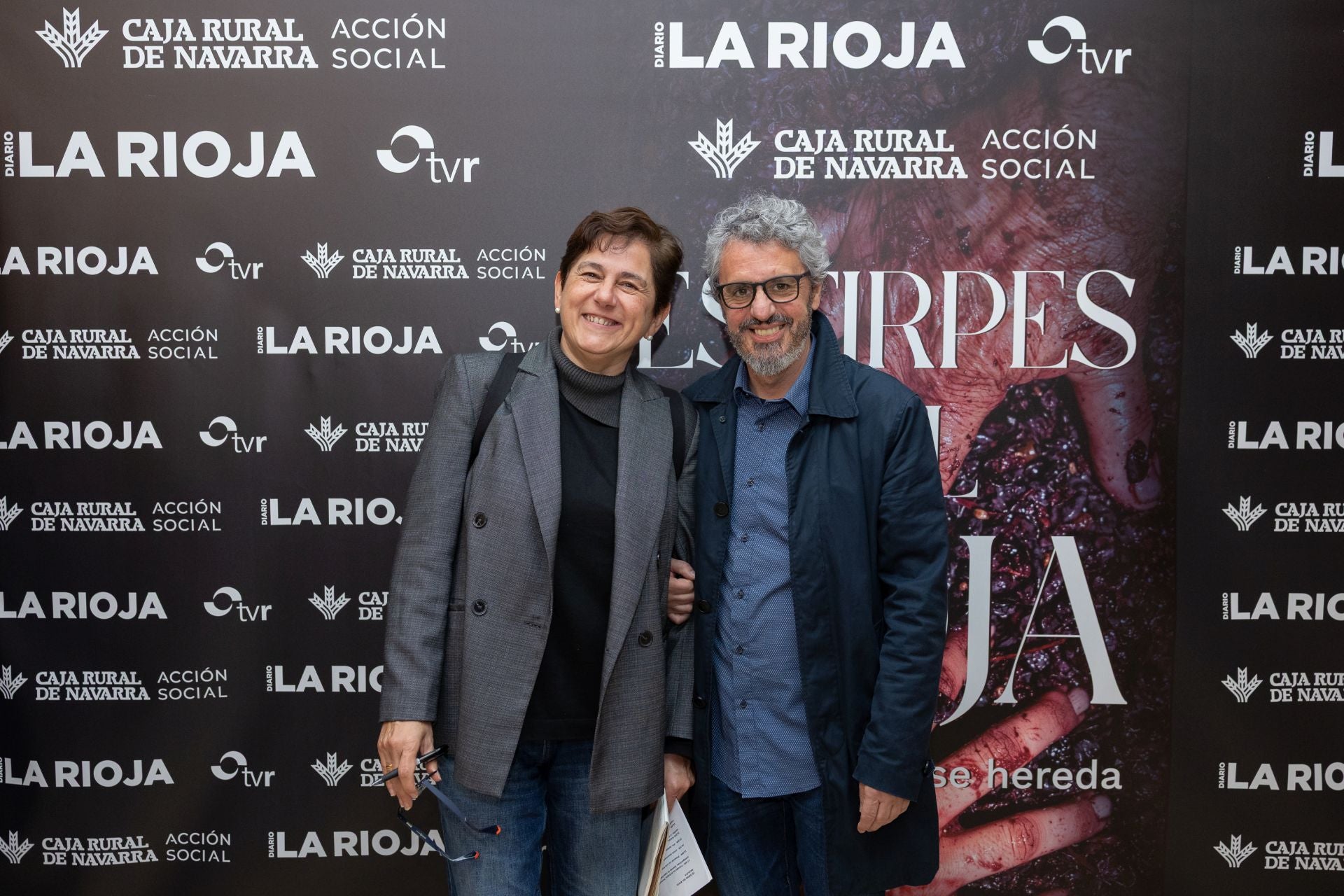 María José Lumbreras y Justo Rodríguez, periodista y fotógrafo de Diario LA RIOJA.