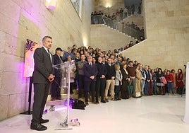 Acto institucional en el Ayuntamiento de Logroño del 25N del año pasado.