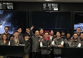 Equipo de ispace | El alfareño forma parte de una empresa puntera en la carrera lunar.