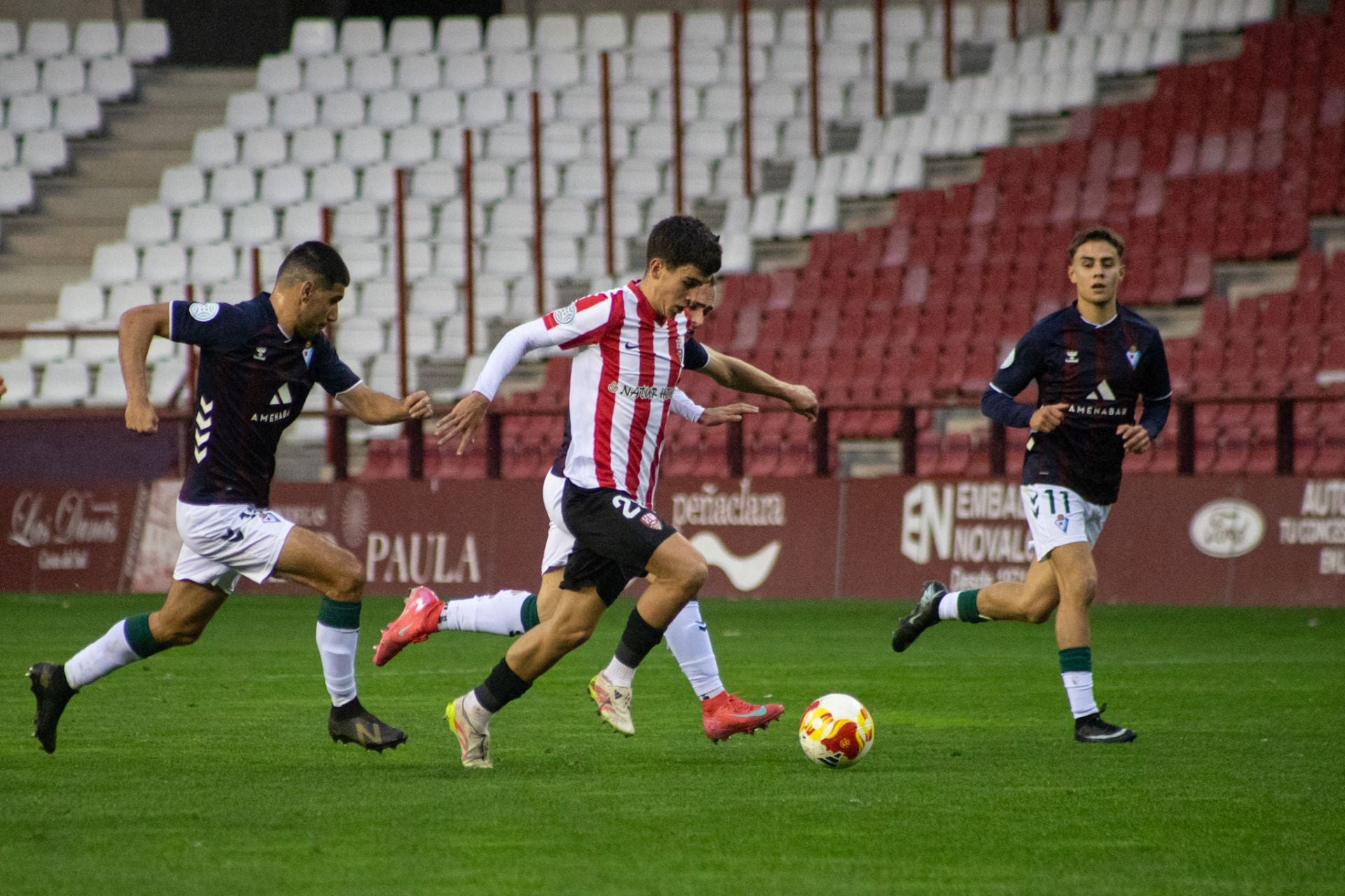 El partido de la UDL con el Eibar B