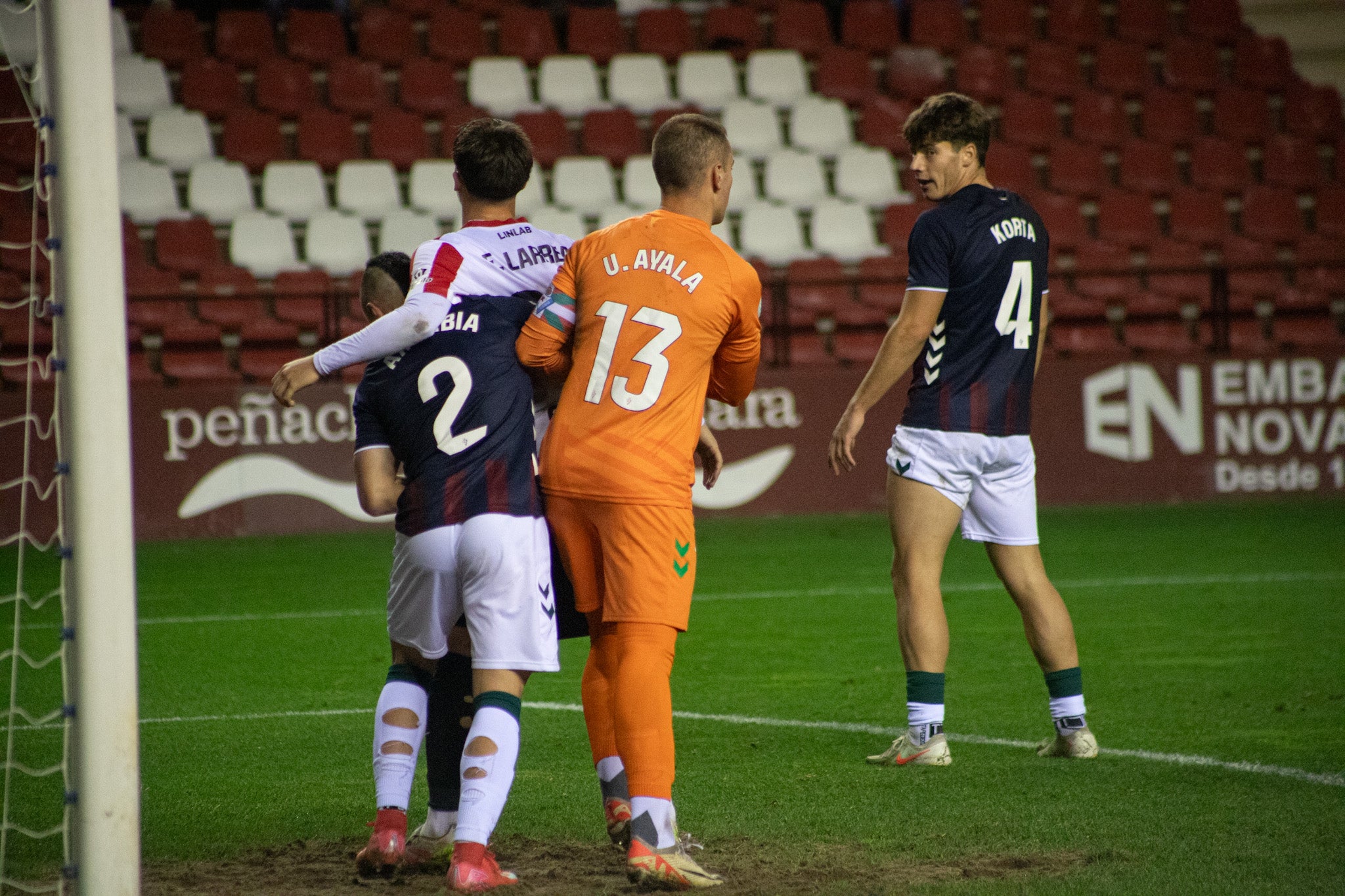 El partido de la UDL con el Eibar B