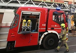 Bomberos de Logroño, en una imagen de archivo.