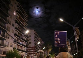 Manifestación en Logroño contra la violencia machista.