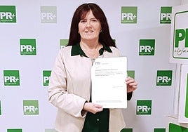 Rita Beltrán, candidata a presidir el Partido Riojano.