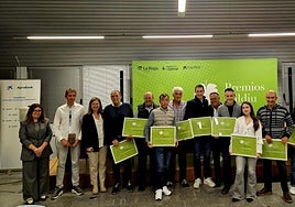 El agricultor alfareño Jesús Marqués recibió en Autol el Premio Mildiu