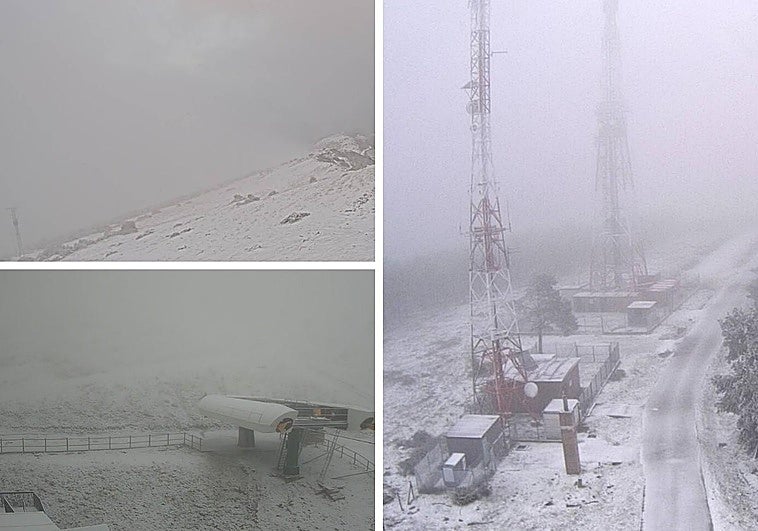 El invierno asoma con las primeras nevadas: Valdezcaray, Moncalvillo y Urbaña amanecen teñidas de blanco