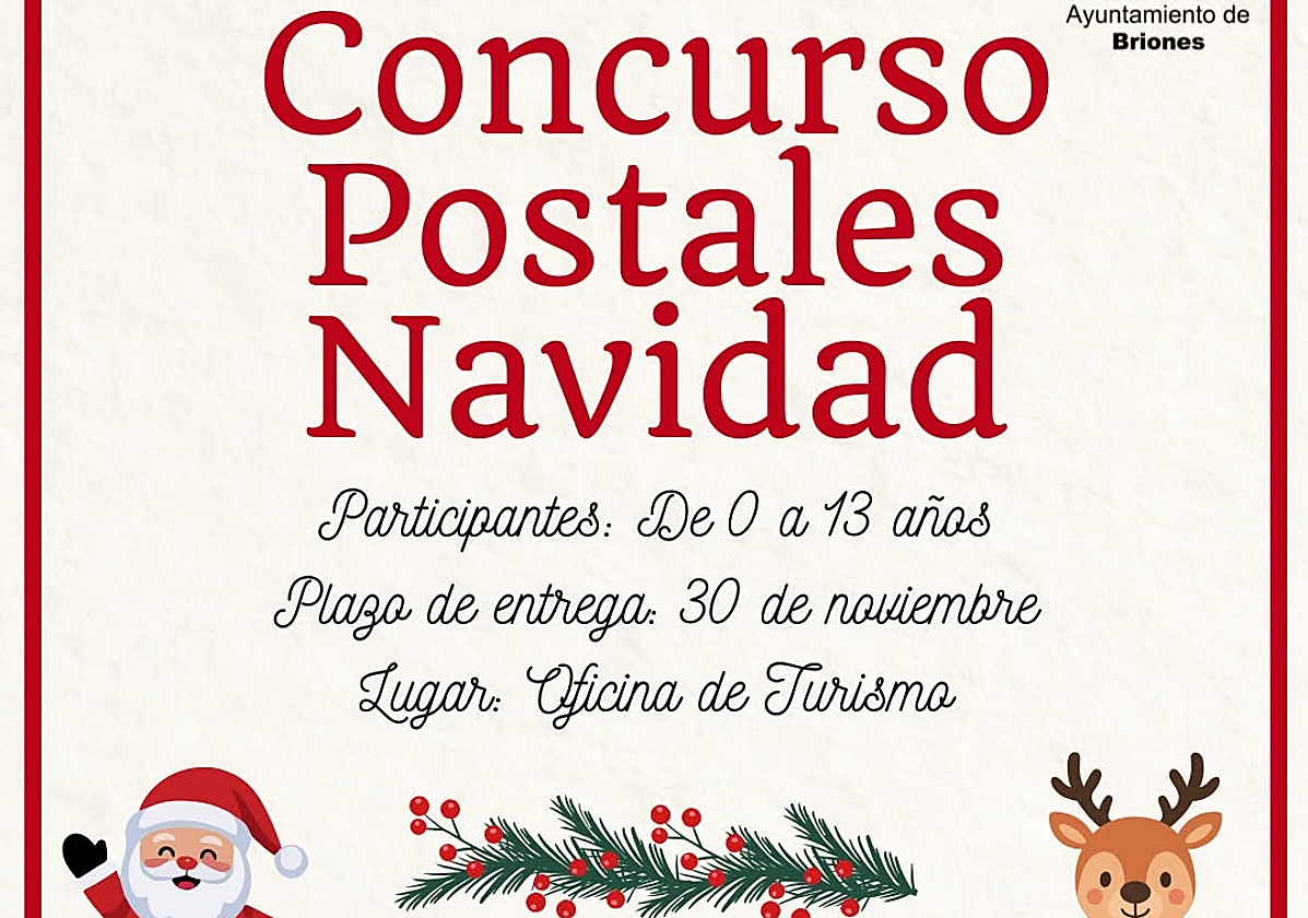 Briones convoca su tradicional Concurso de Postales de Navidad