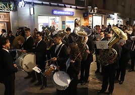 Pasacalles anterior de la Agrupación Musical Santa Cecilia.