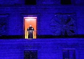 Inauguración de la Navidad en el monasterio de Santa María la Real, en una imagen de archivo.