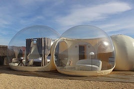 El primer hotel burbuja de La Rioja abre sus puertas este miércoles en Cuzcurrita