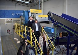 Reciente visita de Capellán y Arceiz al espacio que actualmente ocupa el Centro del Envase.