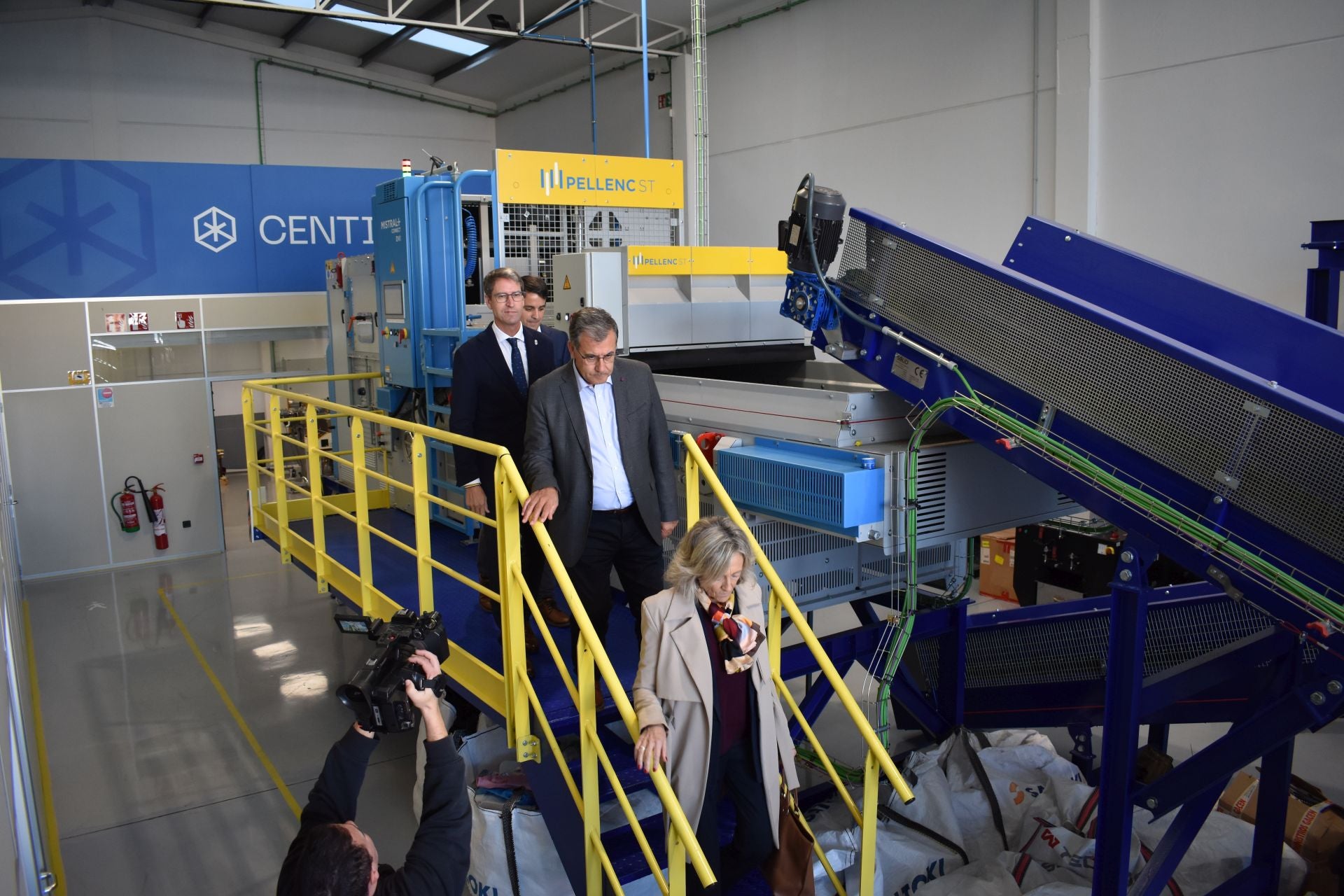 Reciente visita de Capellán y Arceiz al espacio que actualmente ocupa el Centro del Envase.